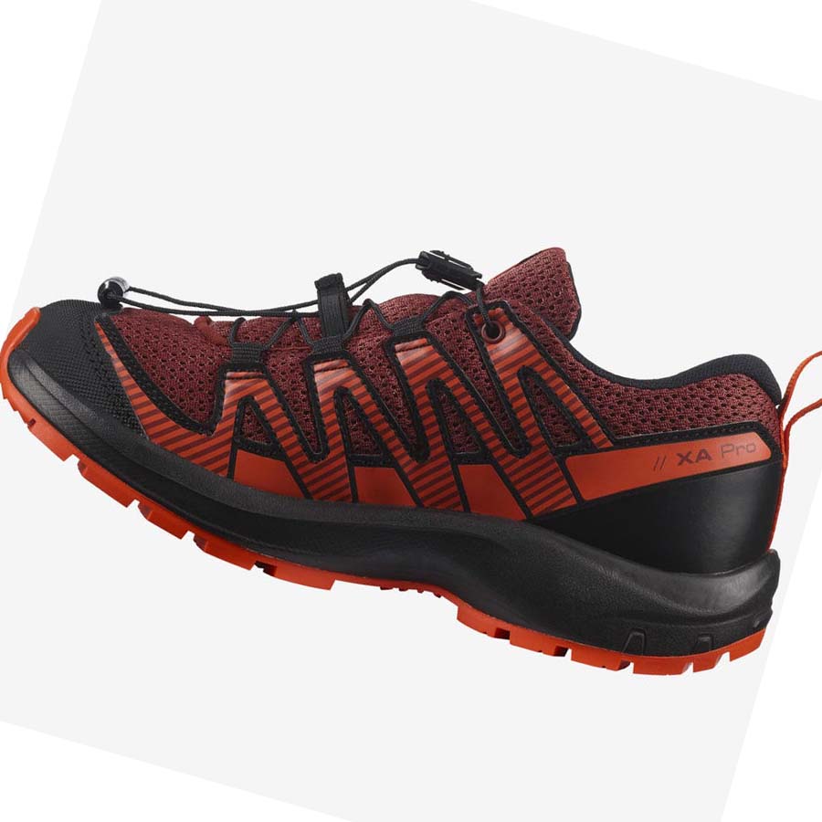 Salomon XA PRO V8 Trail Futócipő Gyerek Narancssárga | HU 3593RVD